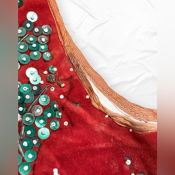 Vintage Handmade Beaded Corset Vest - Picture 15 of 15